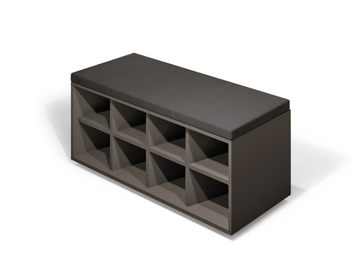 TRAFFIC - Modular melamine-faced chipboard bench seating by FIT INTERIORS - view 3